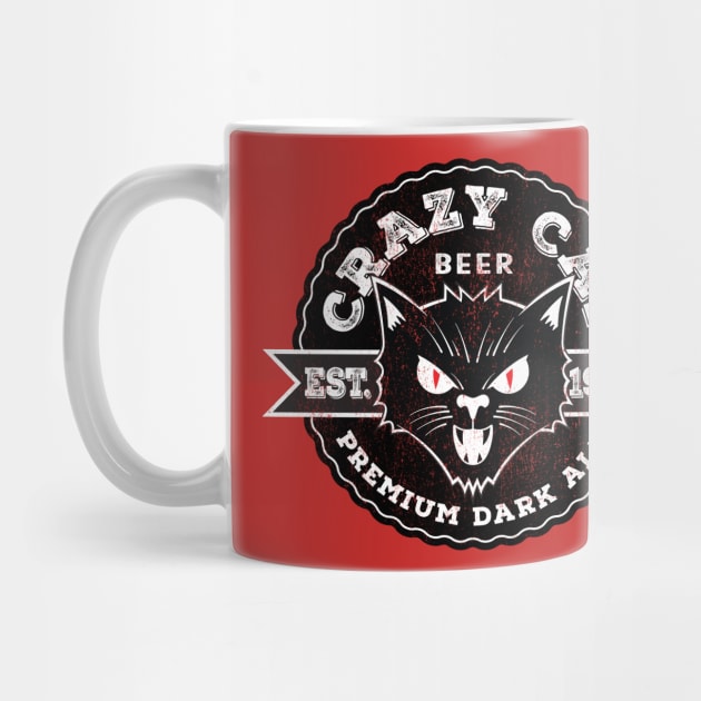 Crazy Cat Beer by Graphico